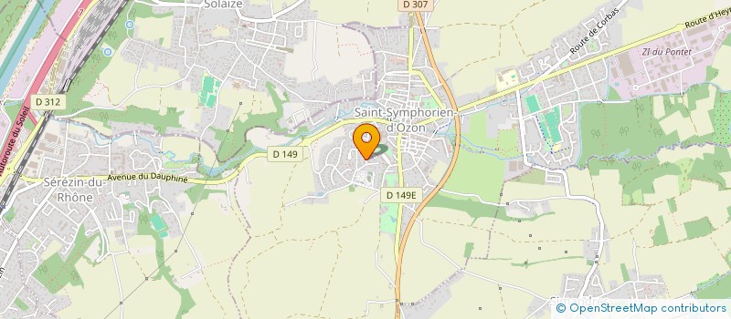 localisation de l'entreprise SOCIETE CIVILE BMX  SAINT-SYMPHORIEN-D'OZON