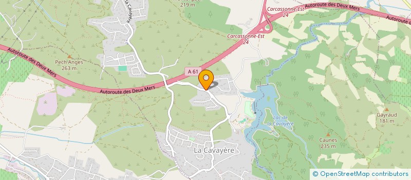 localisation de l'entreprise SOCIETE CIVILE BOIS DE L'ALQUIER  CARCASSONNE