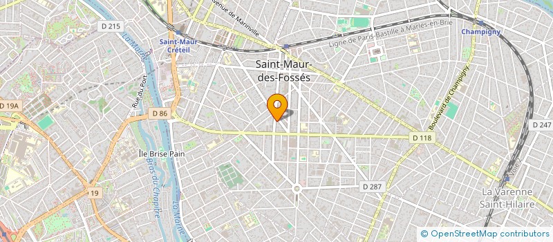 localisation de l'entreprise SOCIETE CIVILE BOIS GUIMIER à SAINT-MAUR-DES-FOSSES