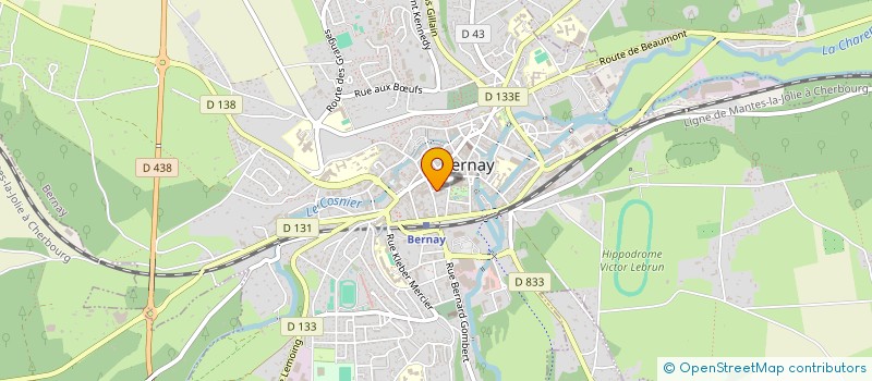 localisation de l'entreprise SOCIETE CIVILE BOIZARD à BERNAY