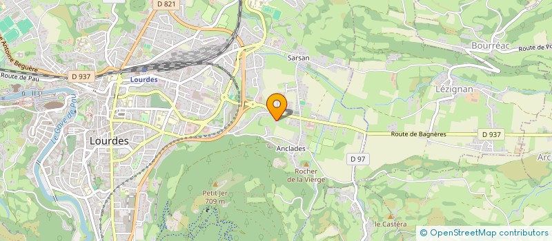 localisation de l'entreprise SOCIETE CIVILE BORDES  LOURDES