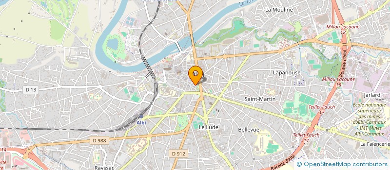 localisation de l'entreprise SOCIETE CIVILE BORI à ALBI