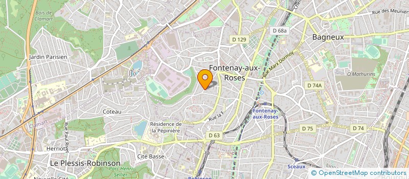localisation de l'entreprise SOCIETE CIVILE BORIVIL à FONTENAY-AUX-ROSES