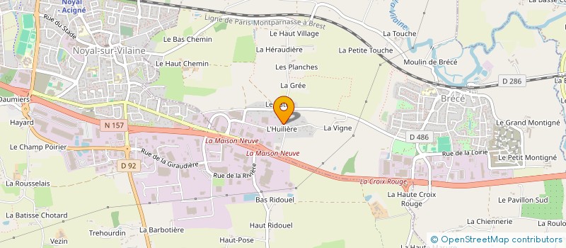 localisation de l'entreprise SOCIETE CIVILE BOSCHER  BRECE