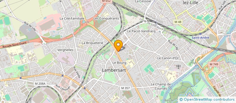 localisation de l'entreprise SOCIETE CIVILE BOSPHORE à LAMBERSART