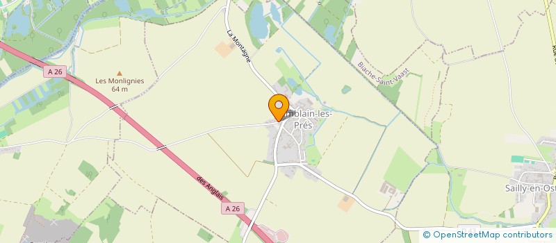 localisation de l'entreprise SOCIETE CIVILE BOUDAILLER  MONCHY-LE-PREUX