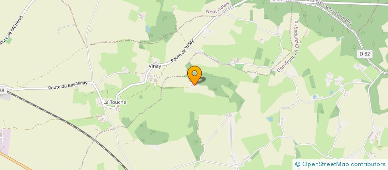 localisation de l'entreprise SOCIETE CIVILE BOUDIER  DOMFRONT-EN-CHAMPAGNE