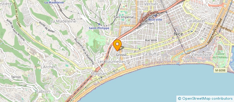 localisation de l'entreprise SOCIETE CIVILE BOUGAINVILLEE à NICE
