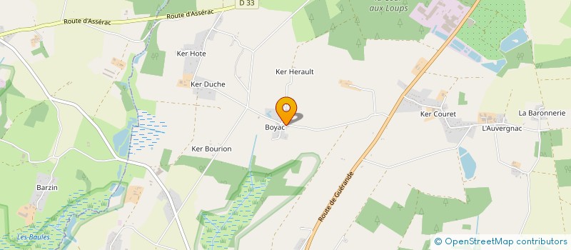 localisation de l'entreprise SOCIETE CIVILE BOYAC à HERBIGNAC