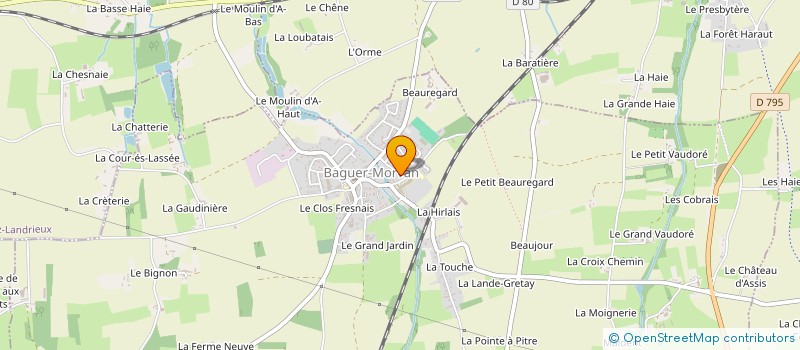 localisation de l'entreprise SOCIETE CIVILE BR INVEST IMMO  BAGUER-MORVAN