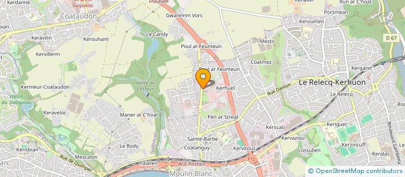 localisation de l'entreprise SOCIETE CIVILE BRETAGNE EPARGNE EMPLOI à LE RELECQ-KERHUON