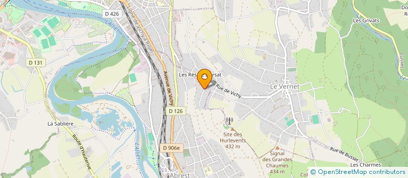 localisation de l'entreprise SOCIETE CIVILE BROS  ABREST