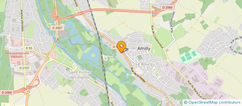 localisation de l'entreprise SOCIETE CIVILE BRUANT à AMILLY