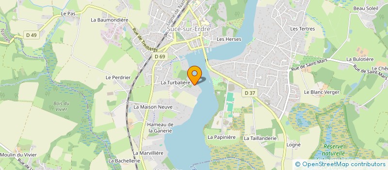 localisation de l'entreprise SOCIETE CIVILE BRUG GWENN  SUCE-SUR-ERDRE