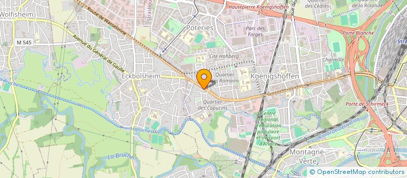 localisation de l'entreprise SOCIETE CIVILE BURGEND à STRASBOURG