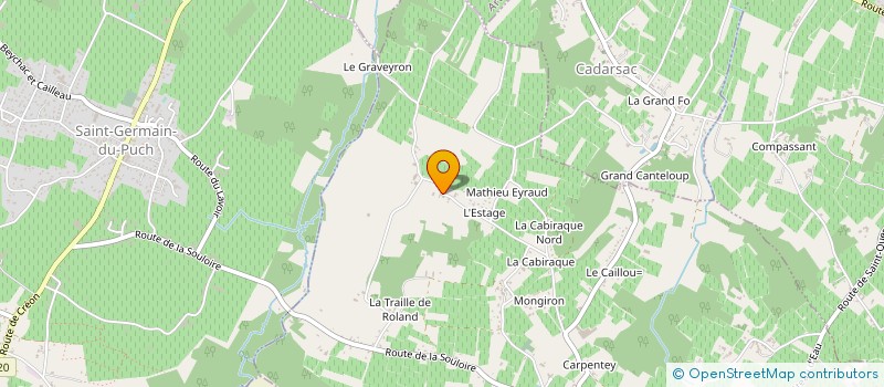 localisation de l'entreprise SOCIETE CIVILE C 3 J  NERIGEAN