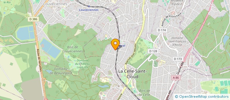 localisation de l'entreprise SOCIETE CIVILE C ET C  LA CELLE-SAINT-CLOUD