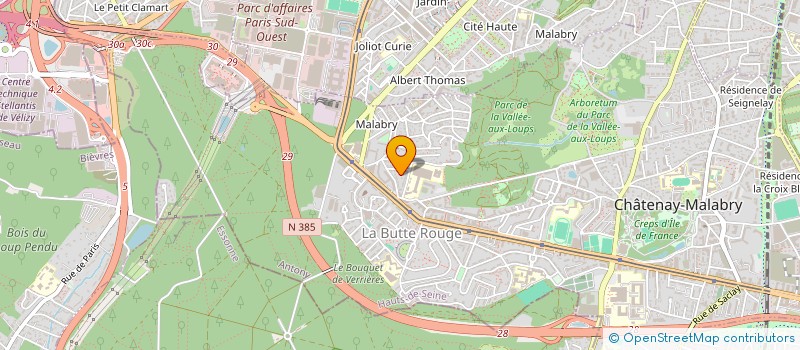 localisation de l'entreprise SOCIETE CIVILE C.O.J.E.F.F  CHATENAY-MALABRY