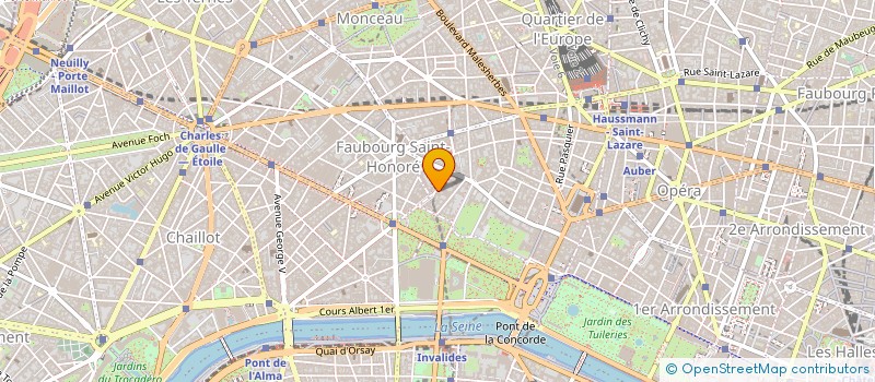 localisation de l'entreprise SOCIETE CIVILE CABINET MATIGNON  PARIS