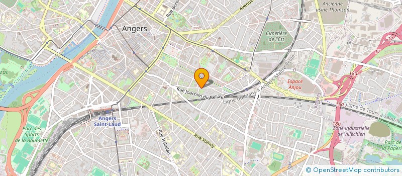 localisation de l'entreprise SOCIETE CIVILE  CAFRISCA I à ANGERS
