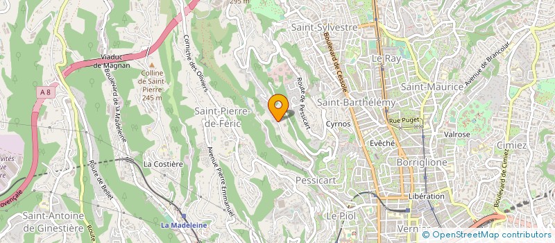 localisation de l'entreprise SOCIETE CIVILE CALISALGE à NICE