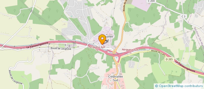 localisation de l'entreprise SOCIETE CIVILE CAMPUS DE LA FORMATION PROFESSIONNELLE  COULOUNIEIX CHAMIERS