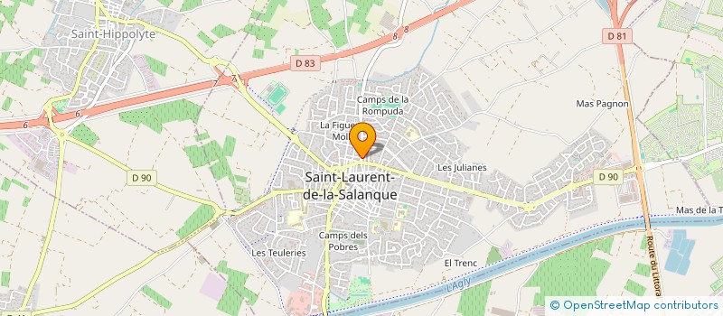 localisation de l'entreprise SOCIETE CIVILE CAN FOUGUERES  SAINT-LAURENT-DE-LA-SALANQUE