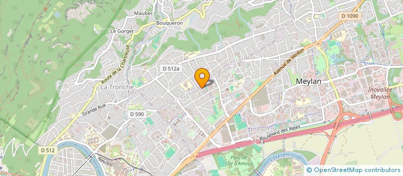 localisation de l'entreprise SOCIETE CIVILE CANOIR  MEYLAN