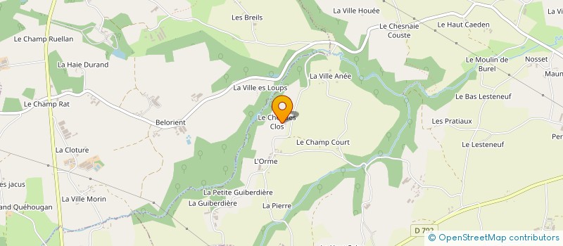 localisation de l'entreprise SOCIETE CIVILE CANTIN JOSSE  LA MALHOURE