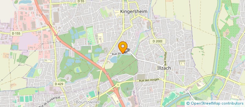 localisation de l'entreprise SOCIETE CIVILE CARIGA  KINGERSHEIM