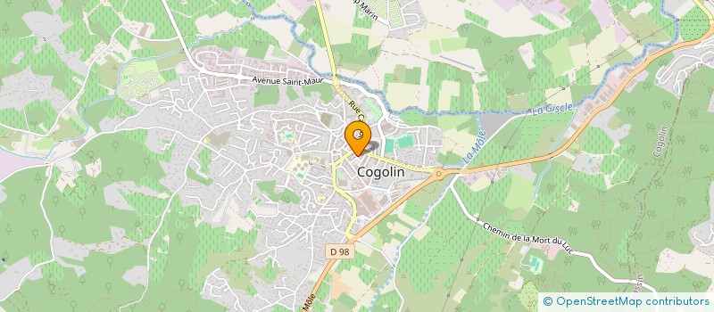 localisation de l'entreprise SOCIETE CIVILE CARIM  COGOLIN