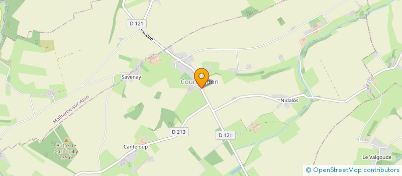 localisation de l'entreprise SOCIETE CIVILE CAROLINE  MALHERBE-SUR-AJON