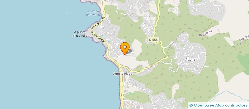 localisation de l'entreprise SOCIETE CIVILE CASA DI LEGNU  GROSSETO-PRUGNA