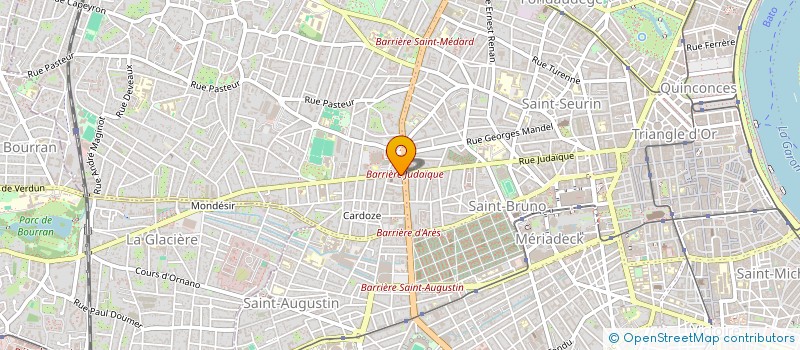 localisation de l'entreprise SOCIETE CIVILE CAUSSEROUGE 6-8  BORDEAUX