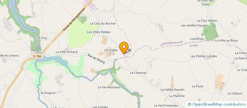 localisation de l'entreprise SOCIETE CIVILE CB  LAMBALLE-ARMOR