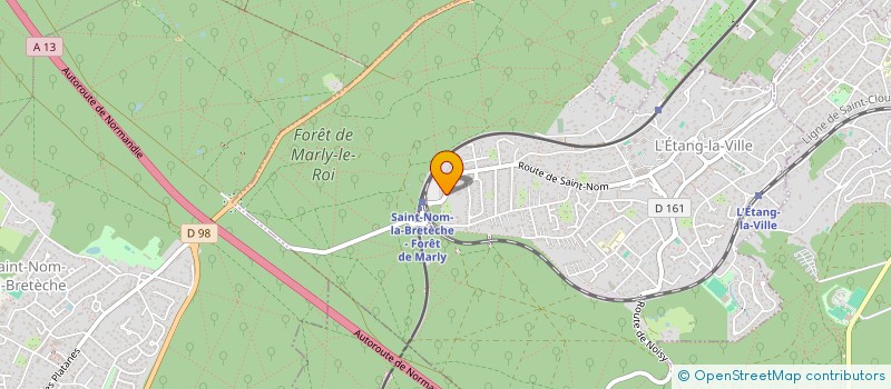 localisation de l'entreprise SOCIETE CIVILE CB2005  L'ETANG-LA-VILLE