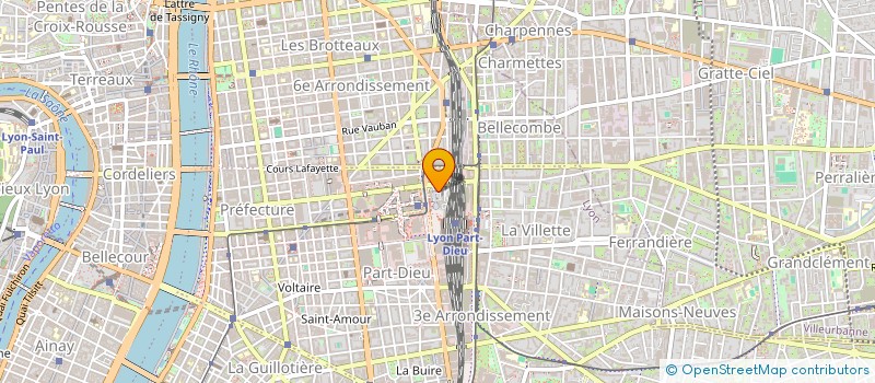 localisation de l'entreprise SOCIETE CIVILE CBA  LYON