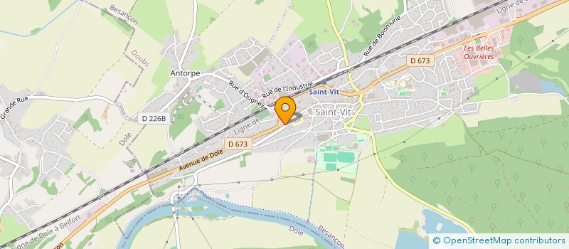 localisation de l'entreprise SOCIETE CIVILE CBU  SAINT-VIT