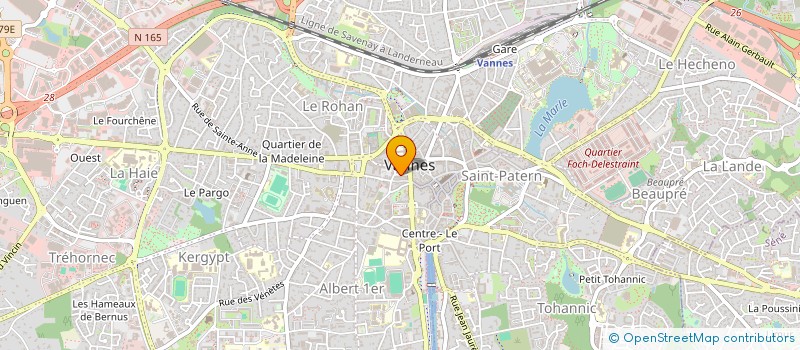 localisation de l'entreprise SOCIETE CIVILE CEBU  VANNES