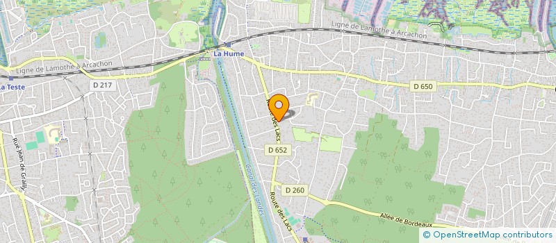 localisation de l'entreprise SOCIETE CIVILE CELLIO  GUJAN-MESTRAS