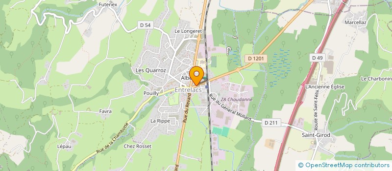 localisation de l'entreprise SOCIETE CIVILE CELYA  ENTRELACS