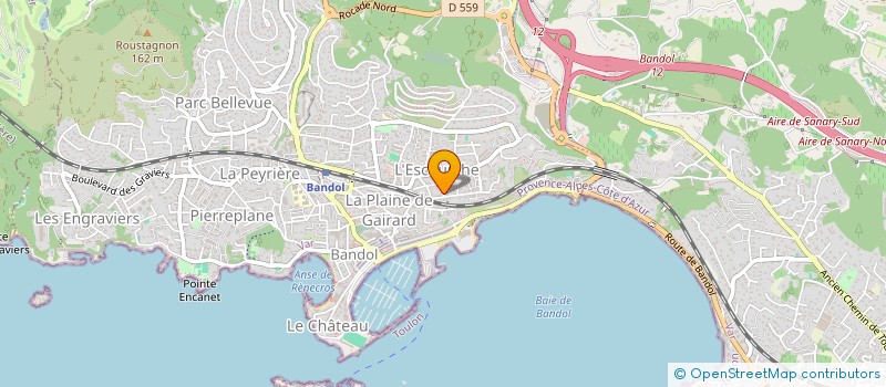 localisation de l'entreprise SOCIETE CIVILE CEPHEE  BANDOL