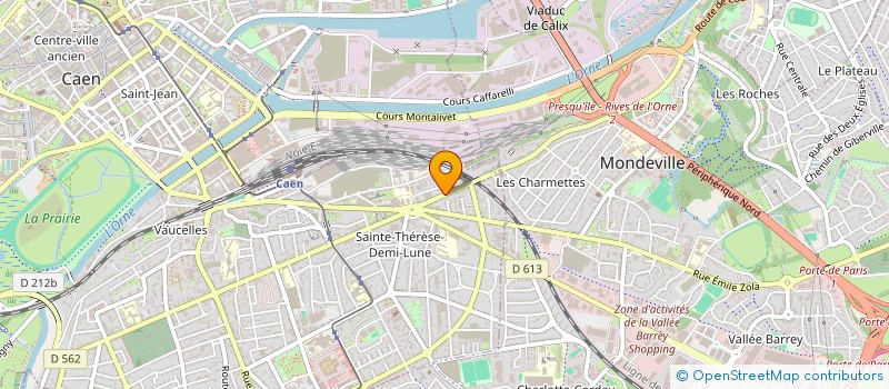 localisation de l'entreprise SOCIETE CIVILE CHAD à CAEN