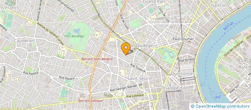 localisation de l'entreprise SOCIETE CIVILE CHAPYLANGI  BORDEAUX