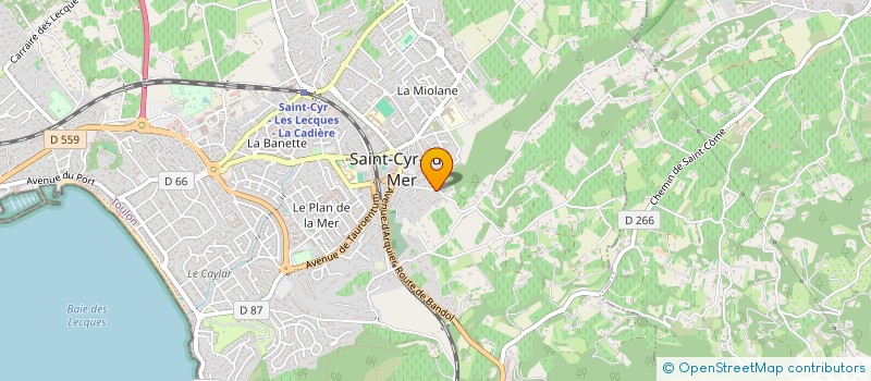localisation de l'entreprise SOCIETE CIVILE CHARLES à SAINT-CYR-SUR-MER