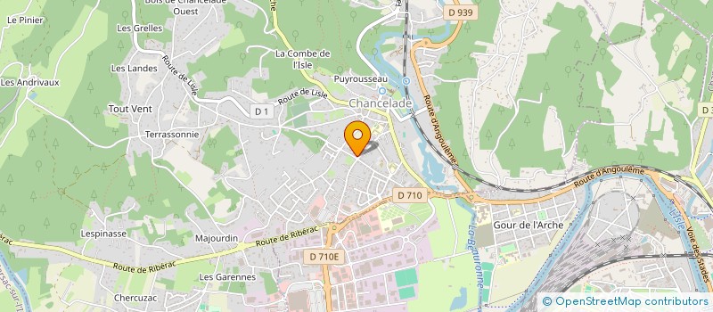 localisation de l'entreprise SOCIETE CIVILE CHATEAU HOTEL DU GOLF  CHANCELADE