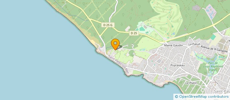 localisation de l'entreprise SOCIETE CIVILE CHAUMONT ET ASSOCIES  SAINT-PALAIS-SUR-MER