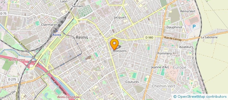 localisation de l'entreprise SOCIETE CIVILE CHOCOLAT  REIMS