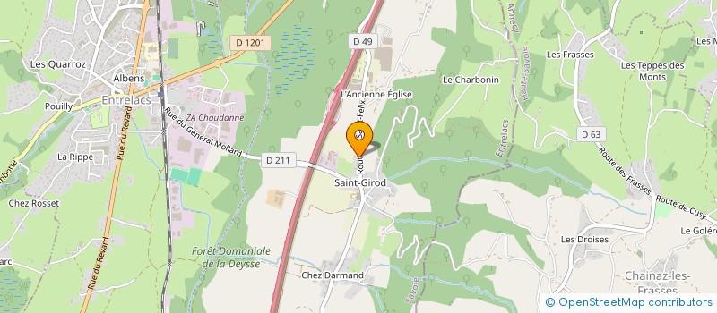 localisation de l'entreprise SOCIETE CIVILE CHRISTINE  ENTRELACS