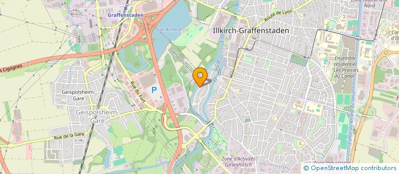 localisation de l'entreprise SOCIETE CIVILE CHRYSALIDE  ILLKIRCH-GRAFFENSTADEN